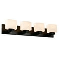 thumbnail image 6 of Design House Dove Creek 4 Light Matte Black Modern Dimmable Vanity Light with Frosted Glass Shades, 6 of 18