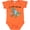 Orange, variant on Inktastic I Love Soccer-Dinosaur in Blue Boys or Girls Baby Bodysuit