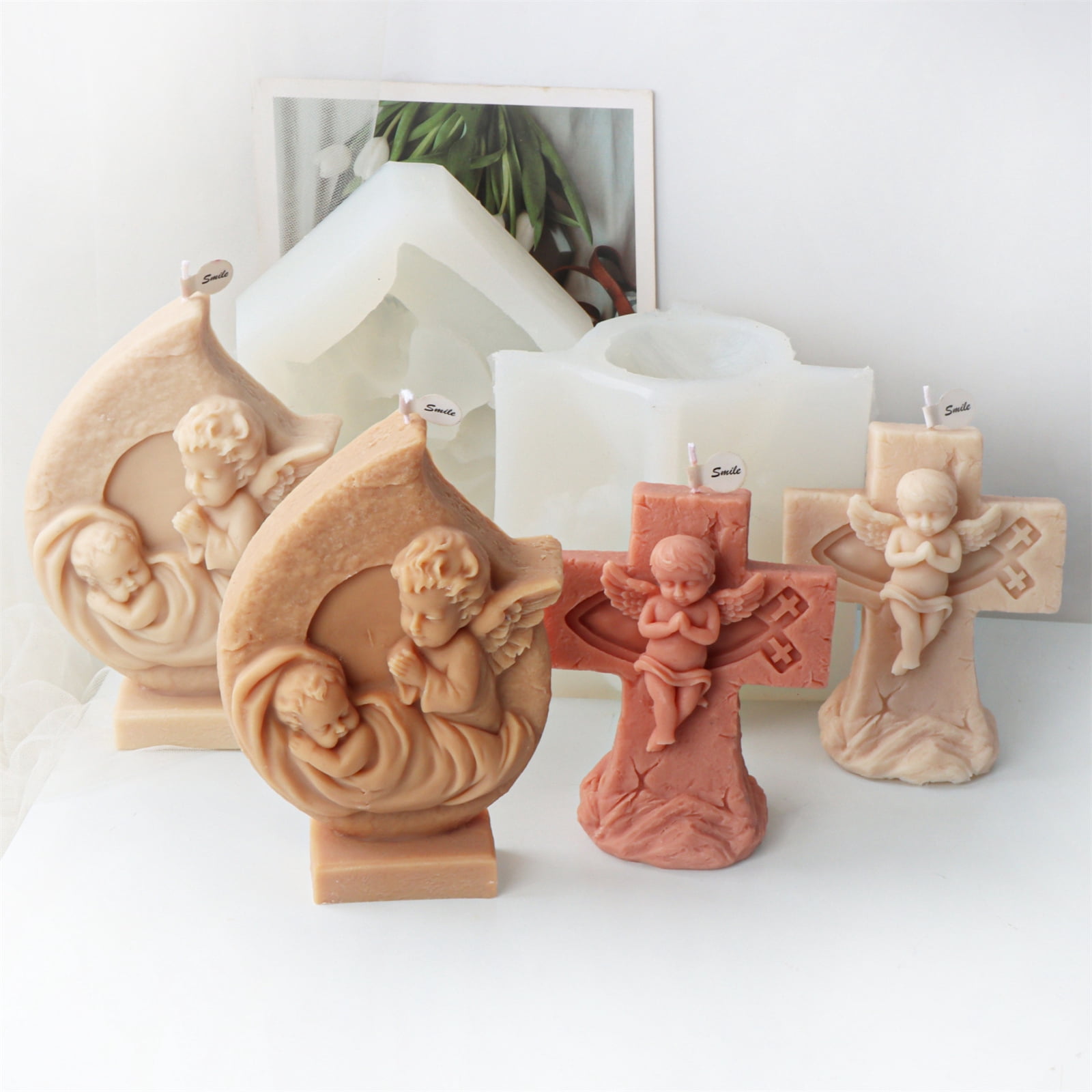 Photo Frame Fairy Silicone Mold Handmade Plaster Resin Soap Making Tools Home Decorations Crafts