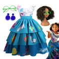 thumbnail image 2 of Disfraz de princesa Encanto de Disney para niñas, vestido de Carnaval para fiesta de cumpleaños, Halloween zhangmengya unisex, 2 of 2