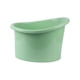 thumbnail image 2 of Cubo de baño infantil perfecl bañera de bebé soporte de respaldo alto verde, 2 of 8