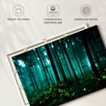 thumbnail image 6 of Elephant Stock Glowing Fireflies Wall Art - Horizontal Canvas Wall Art - Living Room Wall Decor - Nature Canvas - Black And Yellow Decor - 45" x 30", 6 of 8