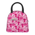 thumbnail image 1 of Fotbe Poodle Dog Bolsa de Almuerzo con Estampado, Lonchera Aislada, Contenedor de Comida Reutilizable Tipo Cooler a Prueba de Fugas, 1 of 6