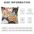 thumbnail image 5 of SHANXI for Sofa Couch Bed Chair Car Decor Cats Print Decorative Pillow Case Pillowcase Animal Outdoor Pillows Covers Bedroom 12x12in, 5 of 5