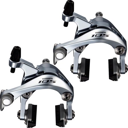 Shimano 105 BR-5800-S SLR EV 39-49mm Reach Road Brake Calipers Silver Recessed