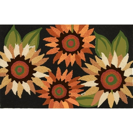 Autumn Sunflower Field Doormat Jellybean Rug Walmart Com