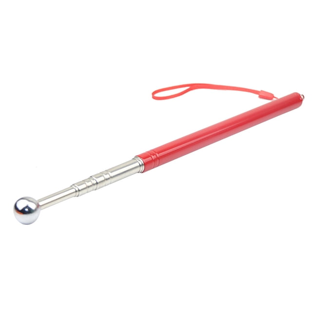 SHISUYAN Hollowing Drum Hammer Sound Detection Hammer Home Inspection Tool Telescopic Rod Detection Hammer Test Hammer (Red)