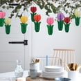 thumbnail image 3 of Dserhfy Spring Tulip Flower Honeycomb Centerpieces Paper Tulip Floral Honeycomb Ceiling Hanging Decoration for Office Home Wedding Birthday Decor, 3 of 8