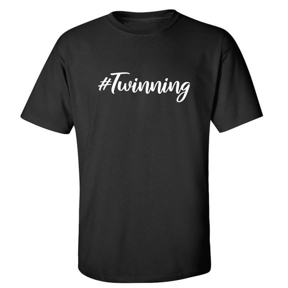 #Twinning Adult Short Sleeve T-shirt