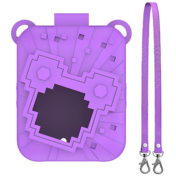 Cubierta Caja Silicona Con Cordón para El Juguete Interactivo Bitzee () Purple