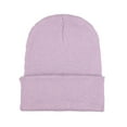 thumbnail image 1 of Minnieouse Gorros Beanie Gorros de punto Unisex Skullcap manga hilo multifuncional a prueba de viento accesorios para el cabello para deportes al aire libre Sombreros Púrpura claro Minnieouse AP010147-23, 1 of 5