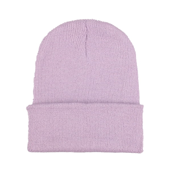 Minnieouse Gorros Beanie Gorros de punto Unisex Skullcap manga hilo multifuncional a prueba de viento accesorios para el cabello para deportes al aire libre Sombreros Púrpura claro Minnieouse AP010147-23
