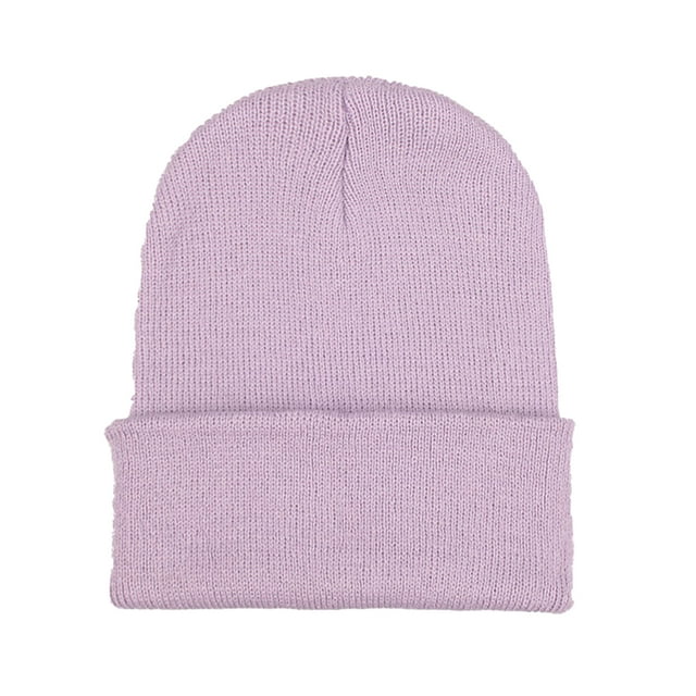 Minnieouse Gorros Beanie Gorros de punto Unisex Skullcap manga hilo multifuncional a prueba de viento accesorios para el cabello para deportes al aire libre Sombreros Púrpura claro Minnieouse AP010147-23