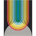 thumbnail image 2 of Well Woven Crayola Demi Arch Multi Color 7'10" x 9'10" Area Rug Easy to Clean - Kid & Pet Friendly Rug Perfect for Playroom Living Room Bedroom, 2 of 7