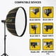 thumbnail image 4 of Beauty Dish Glow EZ Lock 25, plegable, plateado, con accesorios, 4 of 9