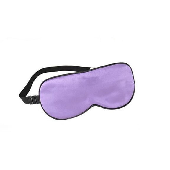 Silk Eye Mask Eye Shade Cover for Sleep with Strap - Violet
