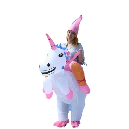 ALEKO Halloween Inflatable Party Costume - Princess Unicorn Rider - Adult Sized