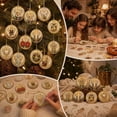 thumbnail image 6 of Clearance! 12PCS Christmas Ornaments DIY Pearl Diamond Art Kits for Adults & Kids, for Holiday Gifts & Window Hanging, Christmas Tree Decor, Angel Wings, 6 of 7