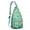 Greenish-blue-14, variant on Cultural Heritage Sling Backpack - Spiritual Mandala & Tribal Motifs, Lightweight Anti-Theft Daypack