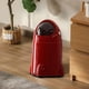 thumbnail image 4 of Cubo de basura de cocina alto con tapa y ruedas, cubo de basura móvil de lujo cubierto Rojo, 4 of 9