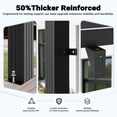thumbnail image 3 of NETAJE 10'x22' Wall Mounted Gazebo Awnings, Permanent Hardtop Aluminum Pergola with Polycarbonate Roof, Outdoor Patio Canopy Shade Cover for Backyard, Decks, Garden, 3 of 8