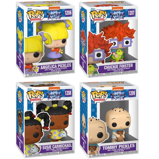 Funko POP! TV Nickelodeon: Rugrats Collectors Set - 4 Figure Set: Angelica, Chuckie, Susie, & Tommy (Possible Chase Variant) Funko -
