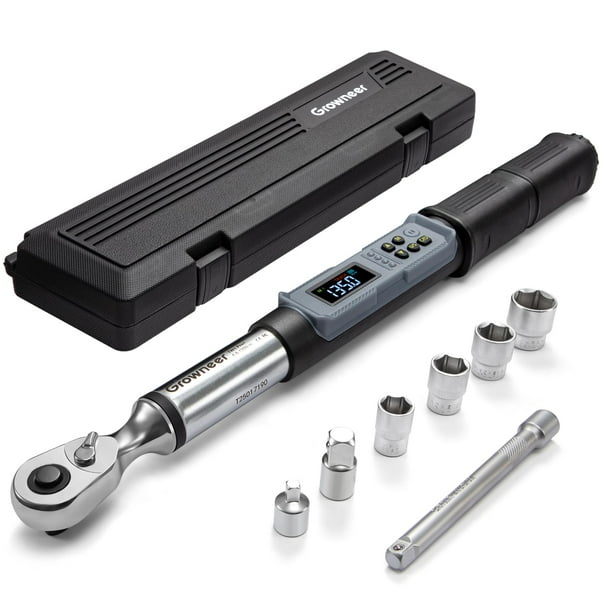 Llave dinamométrica digital GROWNEER 6.8-135 Nm 3/8" Drive
