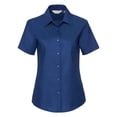 thumbnail image 1 of Russell Collection Chemise Oxford à Manches Courtes pour Femmes, 1 of 2