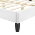 thumbnail image 4 of Modway Alexandria Tufted Performance Velvet King Platform Bed in White, 4 of 10