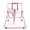 Pink, variant on Triclicks Folding Gymnastics Bar for Kids, Adjustable Height Junior Training Kip Bar, Home Expandable Horizontal Gymnastic Monkey Bars Equipment