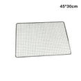 thumbnail image 3 of Rejilla de barbacoa Cateissary de acero inoxidable portátil rectangular chapada en zinc, 3 of 6