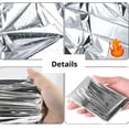 thumbnail image 4 of Couverture d'Urgence 160210cm Couverture d'Extérieur Coupe-Vent Chaude Couverture Isolante, 4 of 8