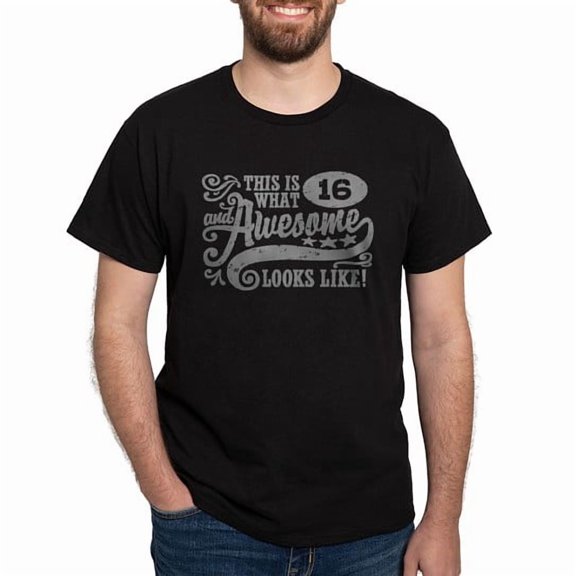 CafePress - 16Th Birthday Dark T Shirt - Men's Classic Cotton T-Shirts