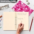 thumbnail image 5 of Wirebound Notebook Hardcover Spiral Notebooks Pink Tie-dye with Butterflies, 60 Pages, 80 GSM, 5.7 x 8.3in, 5 of 7