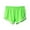 Green, variant on Chiccall Athletic Shorts for Women Casual Lightweight Workout Gym Shorts Striped Elastic Waist Summer Yoga Shorts