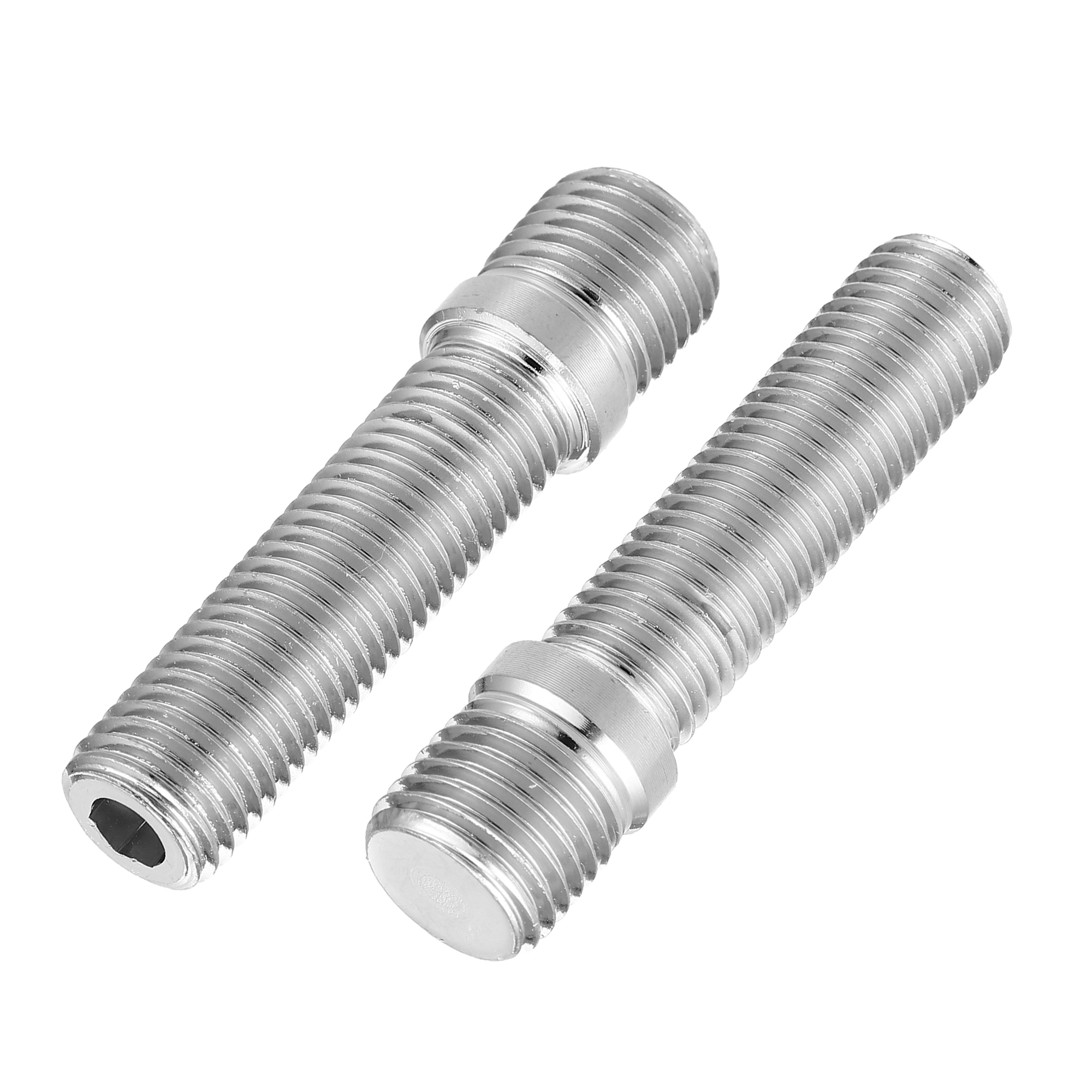 Unique Bargains M14x1.5 to M12x1.5 58mm Wheel Stud Fit for Audi - Pack of 20 Silver Tone