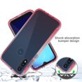 thumbnail image 5 of Mantto For Motorola Moto E 2020 Case, Front & Back 360 Full Body Clear Bumper Protection Case - Shock Proof edges Slim Hybrid Back Silicone Rubber TPU Gradient Color Phone Case - Red, 5 of 8