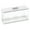 Clear/White, variant on mDesign Cosmetic Divided Storage Organizer Box, 3 Sections and Lid - Clear/White