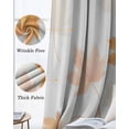 thumbnail image 3 of Orange Maple Leaves Blackout Curtains for Bedroom Living Room Darkening Curtains 90 Inch Fall Watercolor Plants Branches Black Out Window Curtain Privacy Window Treatment Grommet Drapes 52"x90"x2, 3 of 9