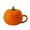 Orange, variant on MERILER Thanksgiving Day Cute Ceramic Pumpkin Bowl with Lid - Microwaveable and High-Temperature Resistant Halloween Tableware