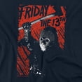 thumbnail image 2 of Friday The 13Th Jason Lives Women's T Shirt, Navy, 2X-Large, 2 of 6