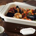 thumbnail image 4 of BRUNO Compact Hot Plate + Ceramic Coat Pot 2 Piece Set (Red), 4 of 5