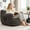Dark Gray, variant on MOONMISS Bean Bag Chair, Bean Bag Sofa Chair with Armrests Stuffed High-Density Foam, Lazy Sofa Comfy Chairs BeanBag Chair for Adults in Living Room,Bedroom Reading,Coffee