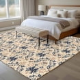thumbnail image 4 of 5'x8' Area Rugs, Beige Baroque Indoor Outdoor Area Rug for Living Room Bedroom, Vintage European Floral Pattern Washable Bathroom Rugs Kitchen Floor Carpet Mats Home Decor Aesthetic, 4 of 8