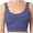 Navy, variant on Darzheoy Sports Bras for Women Yoga Solid Sleeveless Cold Shoulder Casual Tanks Blouse Tops Intimates Seamless Bras 38