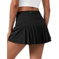 thumbnail image 1 of Falda Deportiva CRZ YOGA Plisada para Tenis Negra Talla M, 1 of 8