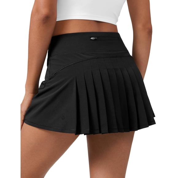 Falda Deportiva CRZ YOGA Plisada para Tenis Negra Talla M