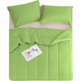 thumbnail image 4 of 5 Piece Luxury Thicker Pattern Comforter Set, 800 TC, 100% Egyptian Cotton, Twin/Twin XL Size Sage Solid Color, 4 of 6