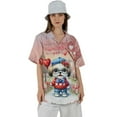 thumbnail image 4 of Happy Valentine’s Day Adorable Shih Tzu Puppy Holding Heart Balloon Hawaiian Shirt Breathable Summer Unisex Merch Lion Dog Lover Gifts - 00030, 4 of 6