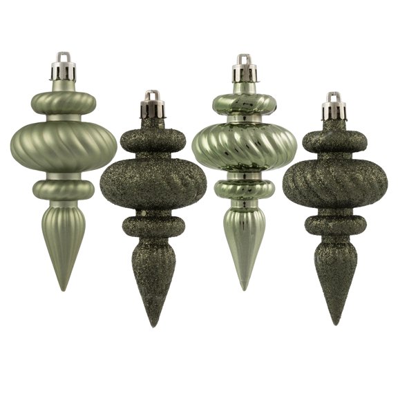 Vickerman 4" Wrought Iron Finial 4 Finish Asst 8Bx